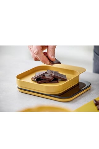 Báscula de cocina con pantalla LED Mensura