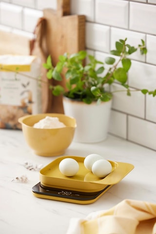 Báscula de cocina con pantalla LED Mensura