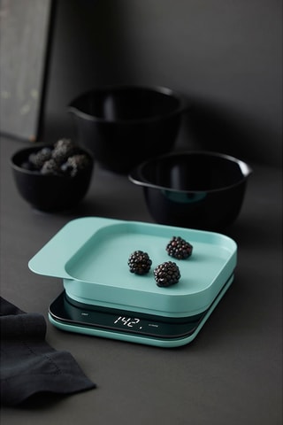 Báscula de cocina con pantalla LED Mensura