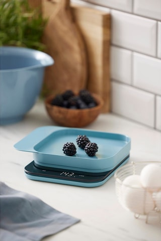 Báscula de cocina con pantalla LED Mensura