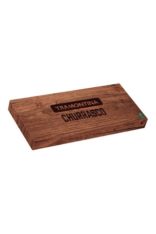 Juego para cortar de acero inoxidable Churrasco - 3 piezas