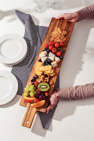 Tabla para cortar de teca Kitchen - 70 x 1,8 x 15 cm