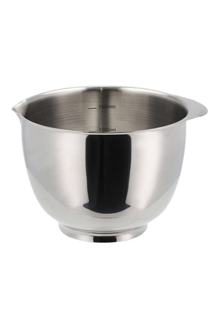 3 boles mezcladores de acero inoxidable Margrethe - 3 l, 2 l y 1,5 l