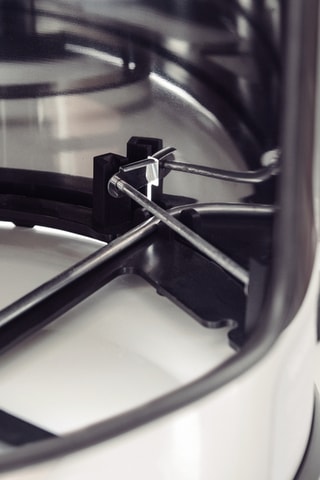Papelera de acero inoxidable con pedal Brasil - 20 l - Gris claro