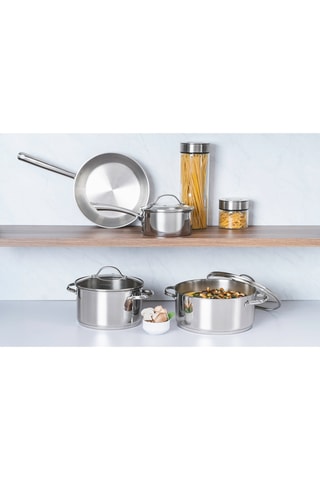 Batería de cocina de acero inoxidable Una - 6 piezas
