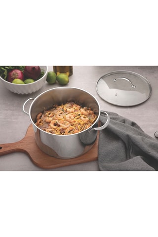 Batería de cocina de acero inoxidable Una - 6 piezas