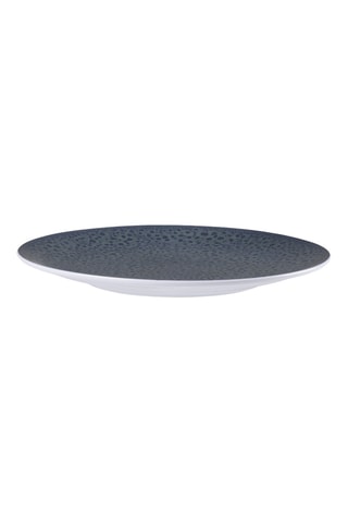 12 platos llanos de porcelana Topazio - 28 cm