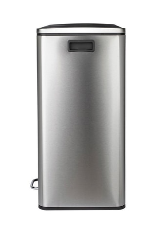 Caixote do lixo para triagem com pedais 2 x 30 l Aço inoxidável - Recondicionado - Aço inoxidável