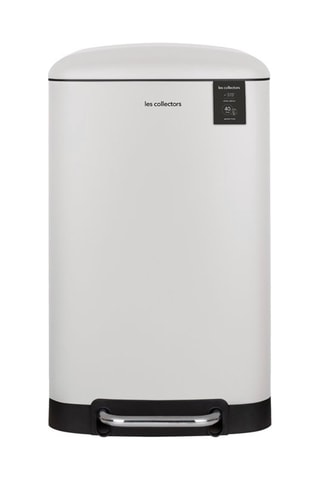 Caixote do lixo com pedal em aço inoxidável - 40 l