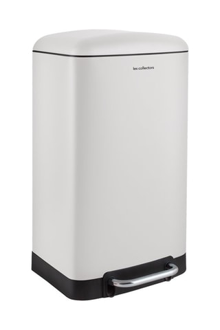 Caixote do lixo com pedal em aço inoxidável - 40 l