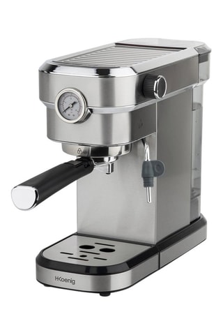 Máquina Expresso - 1,1 l - 1350 W - Prateado e preto