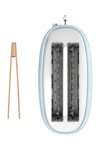 Torradeira com pinça vintage Azul - 1500 W - 2 aberturas - Azul