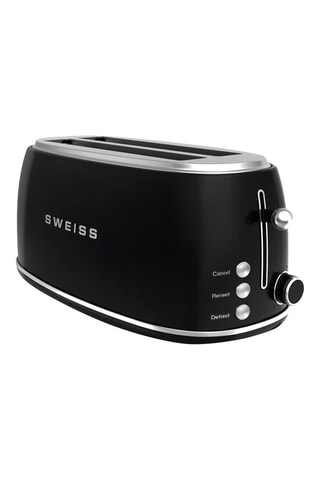 Torradeira baguette vintage Preto - 1500 W - 2 aberturas