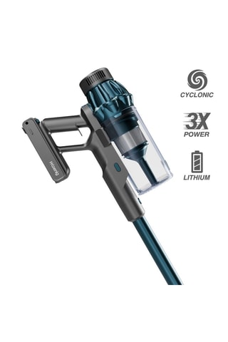 Aspirador vertical 2 em 1 sem fios Power+- 50 min de autonomia