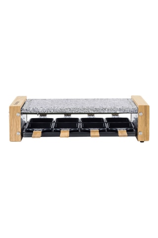 Aparelho para raclette e pedra de cozedura WOD8 - 1200 W - 8 pessoas