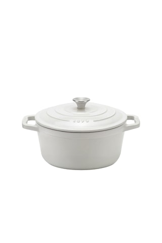 Panela redonda em ferro fundido esmaltado Iena - 25 cm - 4,7 l