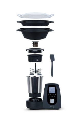Robô de cozinha em aço inoxidável HK8 - 1000 W - 10 velocidades