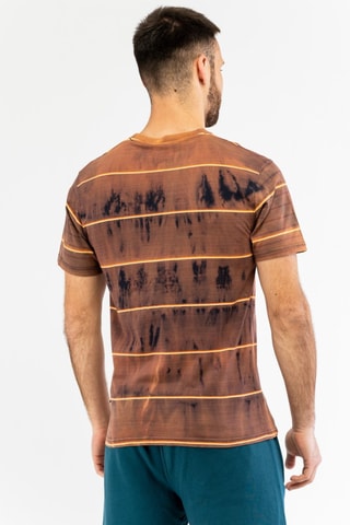 Camiseta tie-dye - Marrón