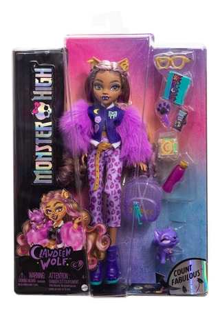 Muñeca Clawdeen Wolf Monster High - Desde 4 años