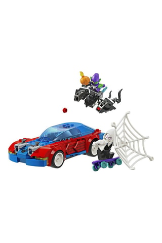 Coche de Carreras de Spider-Man y Duende Verde Venomizado Marvel Super Heroes - Desde 7 años