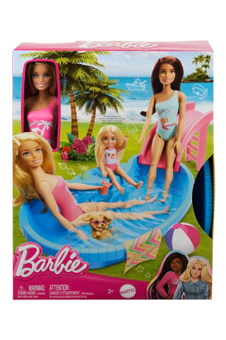 Conjunto Piscina de ensueño Barbie - Desde 36 meses