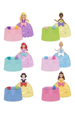 Pequeña muñeca Cupcake Doll Reveal Princesas Disney - Con 5 accesorios