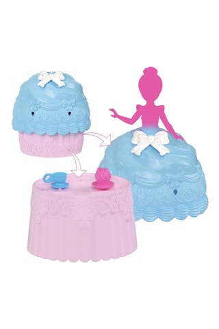 Pequeña muñeca Cupcake Doll Reveal Princesas Disney - Con 5 accesorios