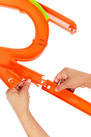 Pista Choque en el aire con propulsor motorizado y coche Hot Wheels - Desde 5 años