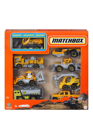 Caja de 8 coches o camiones - Desde 3 años