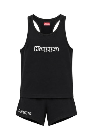 Camiseta de tirantes y short - Negro