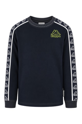 Camiseta - Azul marino y lima