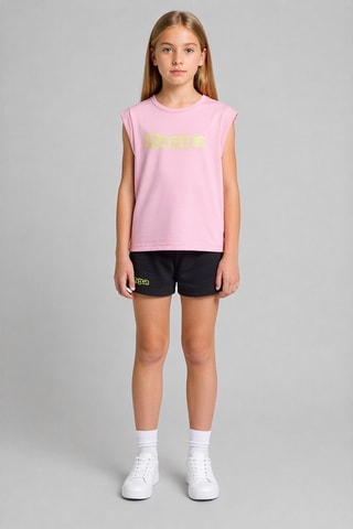 Camiseta y short - Rosa y negro