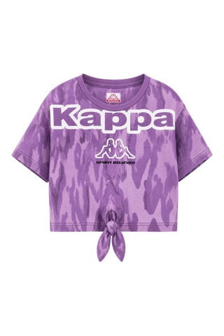 Camiseta anudada - Violeta