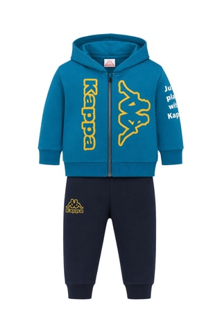 Sudadera con capucha y pantalón de chándal - Azul