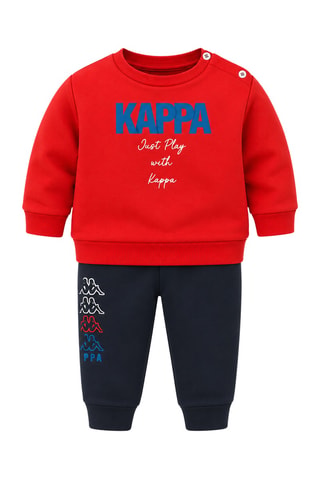 Sudadera y pantalón de chándal - Rojo y azul noche