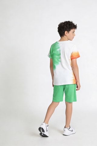 Camiseta y short - Blanco y verde
