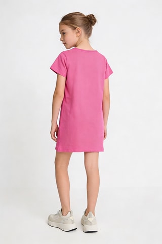 Vestido recto - Fucsia