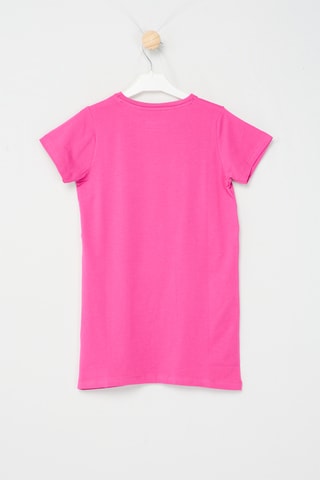 Vestido recto - Fucsia