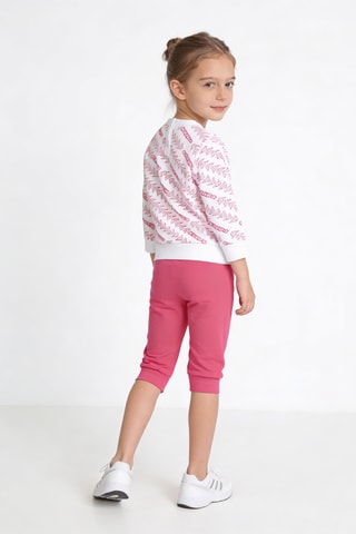 Sudadera y pantalón de chándal - Blanco y rosa