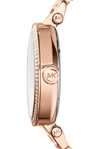 Relógio de quartzo em aço Parker - Dourado rosa