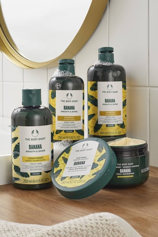 Champú Banana - Cabello seco y con tendencia al encrespamiento - 400 ml