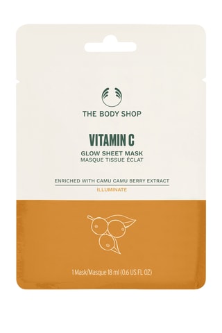 3 mascarillas faciales iluminadoras de tela Vitamin C - Para todo tipo de piel - 3 x 18 ml
