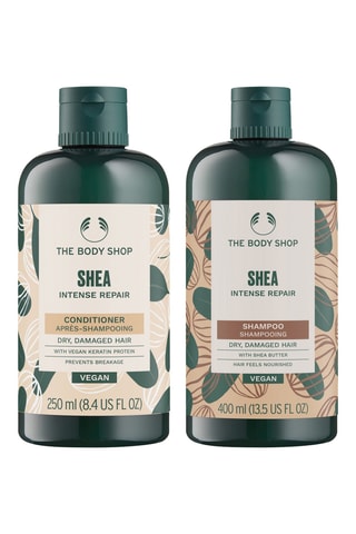 Champú y acondicionador Shea - Cabello seco y quebradizo - 400 y 250 ml