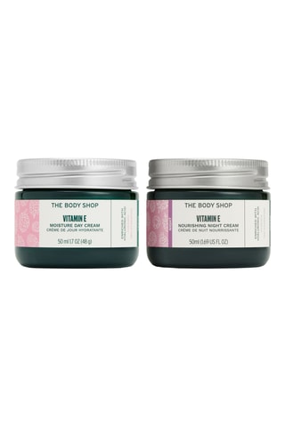 Crema de día hidratante y crema de noche nutritiva Vitamin E - Para todo tipo de piel - 2 x 50 ml 