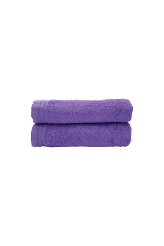 2 toalhas de banho Violeta - 90 x 150 cm