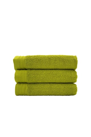 3 toalhas de banho Pistacho- 50 x 90 cm