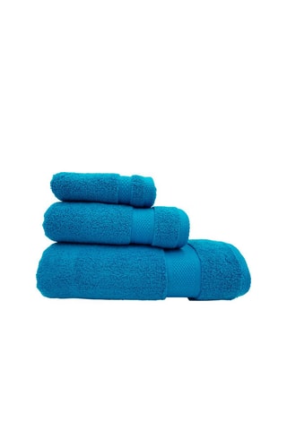 3 toalhas Azul-esmeralda