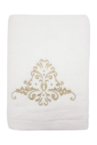 3 tolhas Branco e dourado