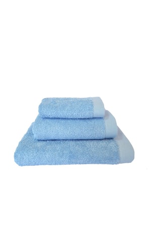 3 tolhas Azul pastel
