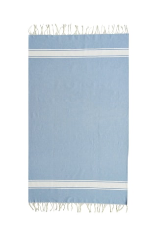 2 foutas Rosa e branco - 100 x 180 cm